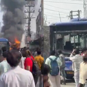 DTC Bus Rampage in Nangloi