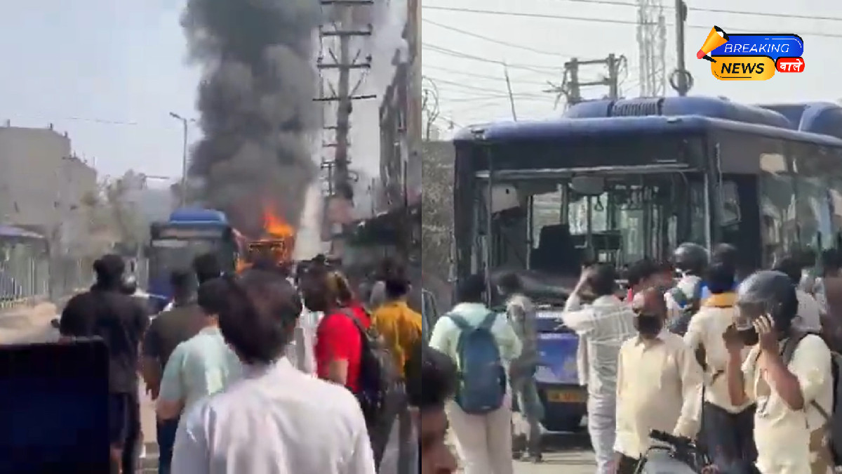 DTC Bus Rampage in Nangloi