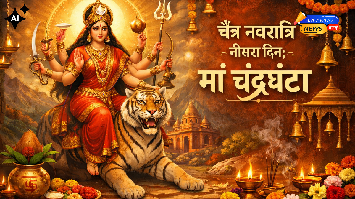 नवरात्रि तीसरा दिन: मां चंद्रघंटा