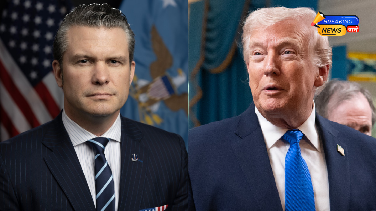 Donald Trump and US War Secretary Pete Hegseth