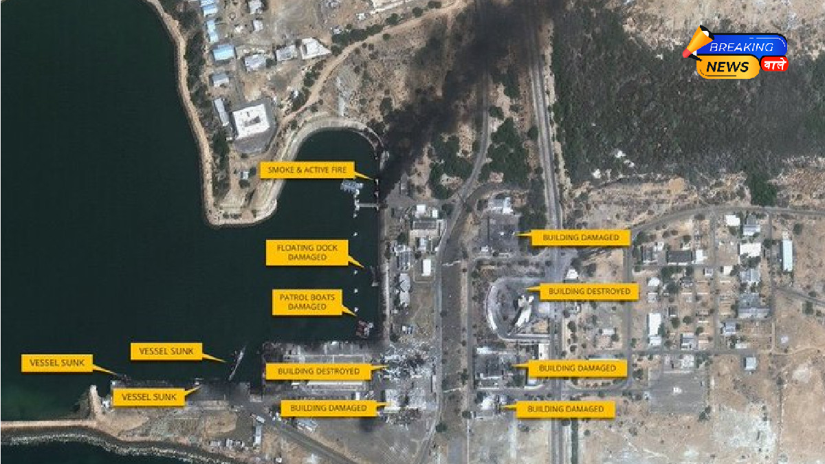 U.S.-Israel Joint Strike Devastates Iran’s Konarak Naval Base; 3 Warships Sunk