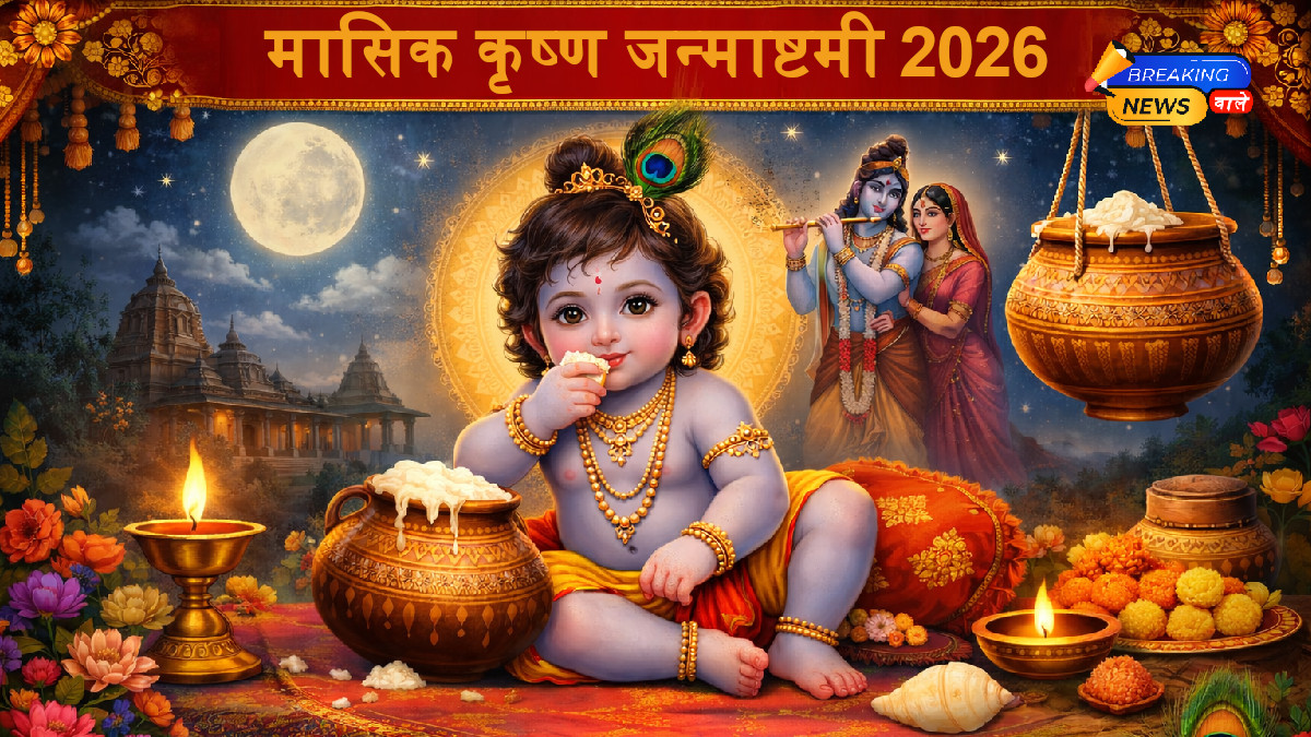 वैशाख मासिक कृष्ण जन्माष्टमी 2026 (Image: ChatGPT)