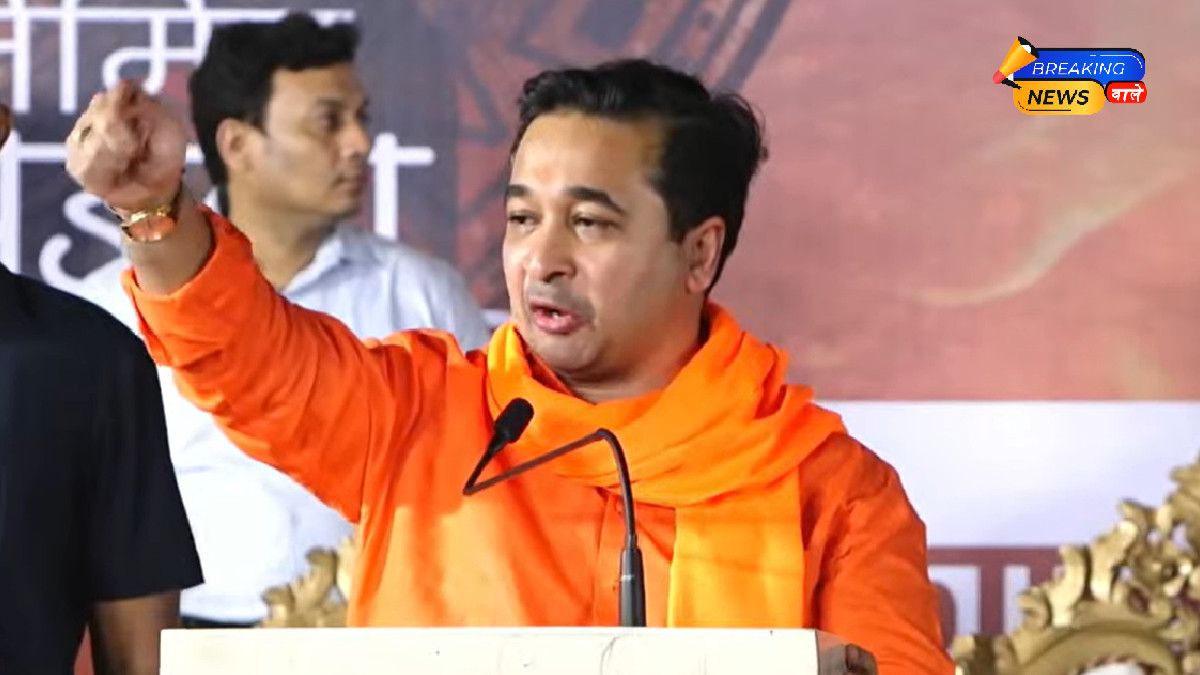 नितेश राणे का तीखा बयान—“मुंब्रा किसी के अब्बा का नहीं”