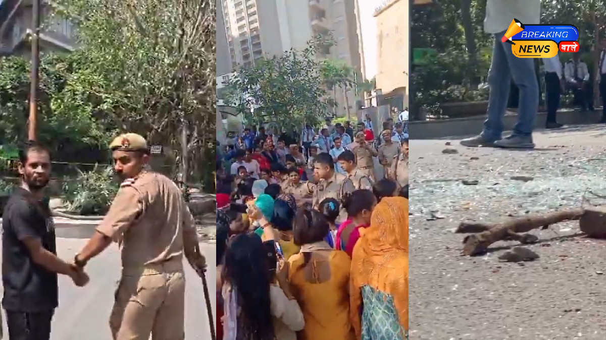 नोएडा में हंगामा जारी: सेक्टर 121 में मेड और मजदूरों का प्रदर्शन, पथराव