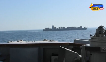 अमेरिकी नेवी की फायरिंग के बाद ईरानी कार्गो जहाज़ जब्त