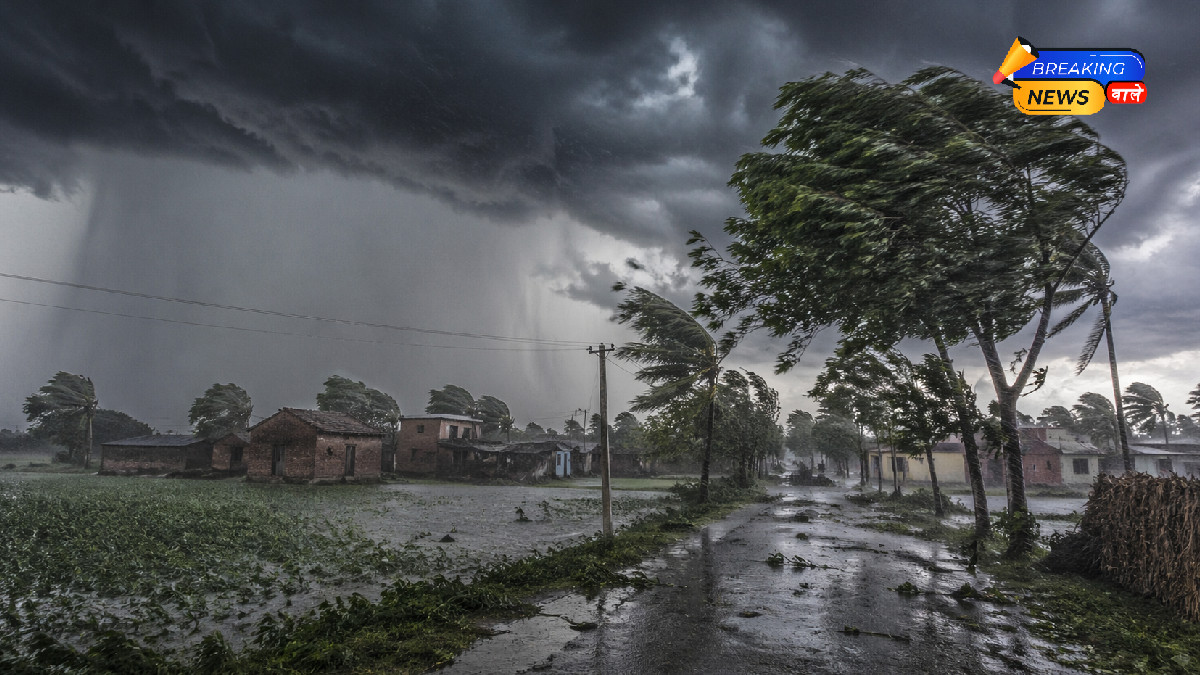 बिहार में आंधी तूफान और बारिश (Image: ChatGPT)