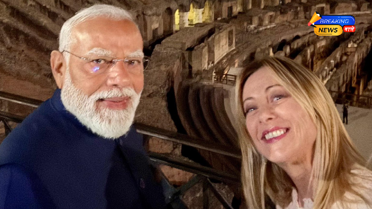 पीएम मोदी के इटली पहुंचते ही मेलोनी ने शेयर की खास सेल्फी
