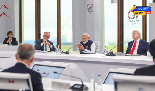 पीएम मोदी जी7 शिखर सम्मेलन फ्रांस