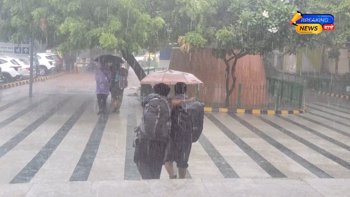 दिल्ली-एनसीआर में झमाझम बारिश