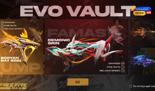 Garena Free Fire Max Redeem codes today, 03 August 2026