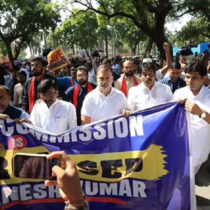 चुनाव आयोग के खिलाफ विपक्ष का बड़ा प्रदर्शन