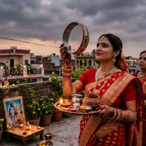 करवा चौथ 2026 (Image: Gemini)