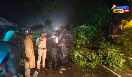 आंध्र प्रदेश में चक्रवाती तूफान अर्णब का असर