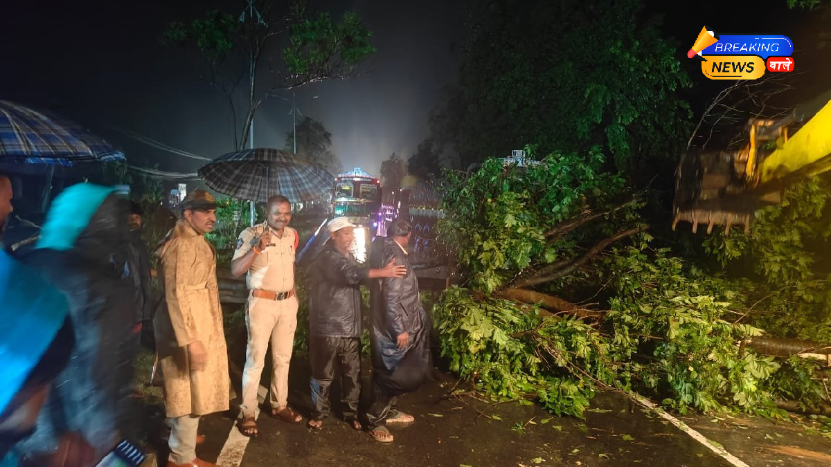 आंध्र प्रदेश में चक्रवाती तूफान अर्णब का असर